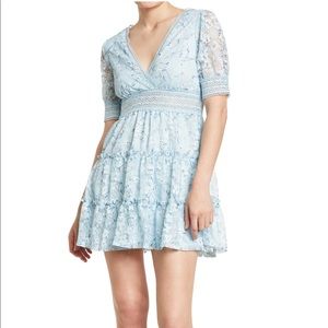 Blue lace sundress